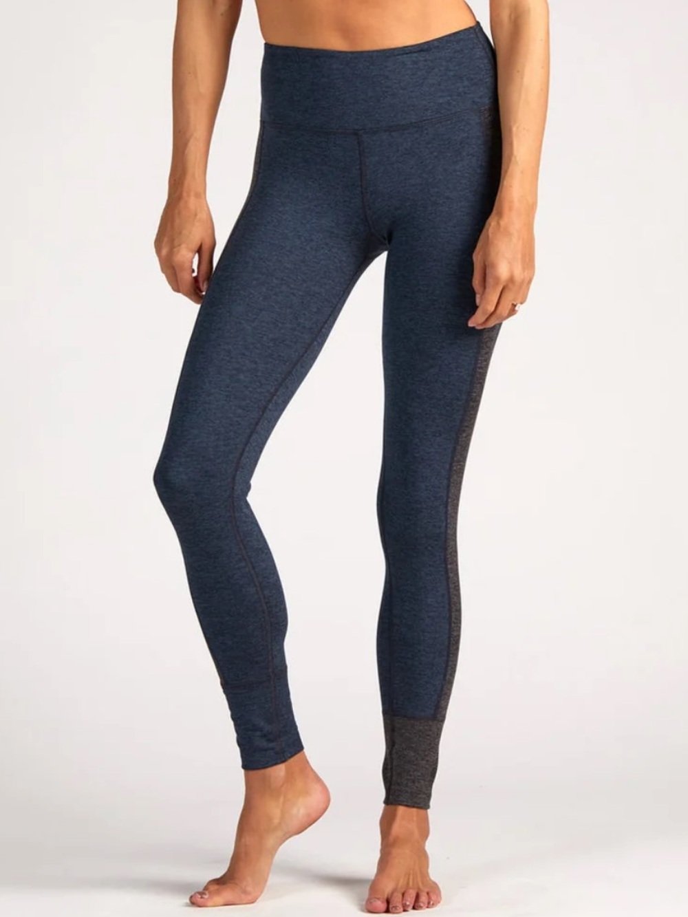 Vuori Asymmetric Block Leggings-blue